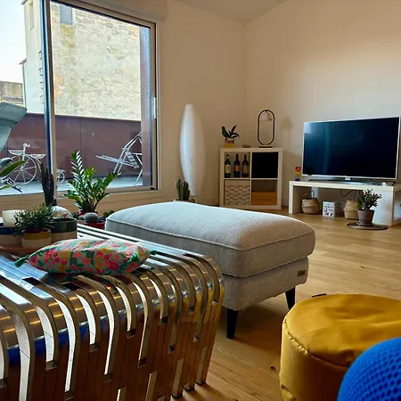 Splendide Duplex Saint-michel - Terrasse & Garage Lägenhet *