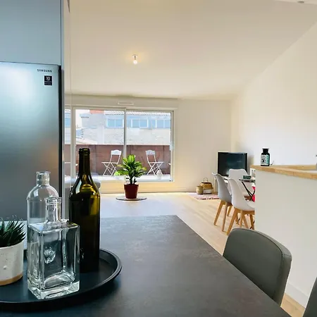 Splendide Duplex Saint-michel - Terrasse & Garage - 4,91 Sur 5 Avec 90 Avis Apartamento Bordéus